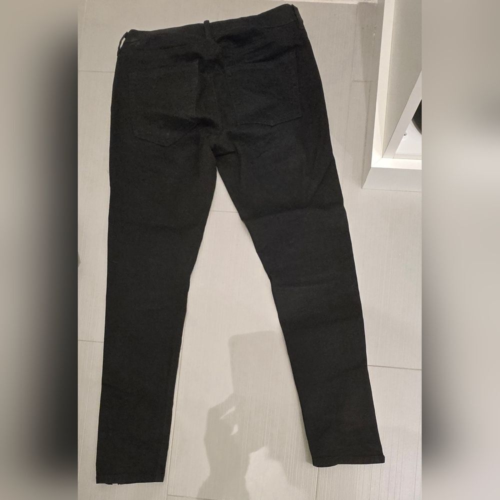 Loft Black Jeans with zips on legs and pockets. - Picture 2 of 2